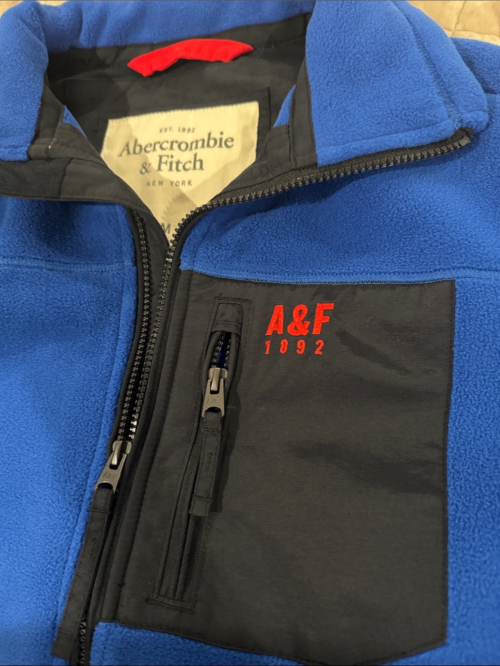 Abercrombie fleece jacket NWOT